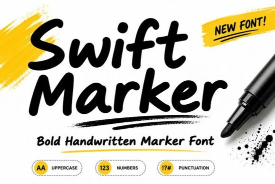 Swift Marker Font